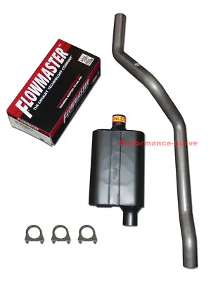 84 - 01 Jeep Cherokee 4.0 Mandrel Bent Exhaust W/ Flowmaster Super 44 Muffler • $169.95