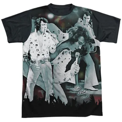 Elvis Presley Now Playing Adult Halloween Costume T Shirt (Black Back) S-3XL • $19.99