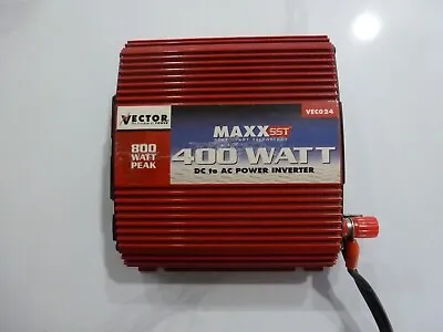 Vector MAXX SST 400 Watt DC To AC Power Inverter VEC024 800 Watt PEAK 12V • $15.98