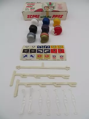 Vintage 1965 NFL Football Gumball Mini Helmets - Orange Products / OPI - UNused • $199.99