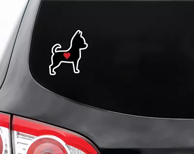 I Love Heart Chihuahua Dog Decal Sticker | Truck  Car  Window • $3.75