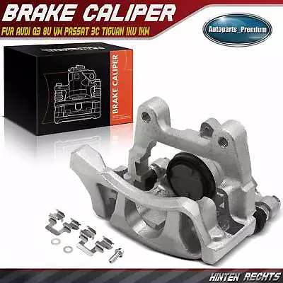 Rear Right Disc Brake Caliper W/ Bracket For Volkswagen Passat CC Tiguan 2009-11 • $58.99