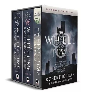 Wheel Of Time Box Set 5 (Books 13 14 Prequel New Spring) By  Robert Jordan NEW • $48.34