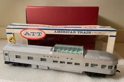$24.98 • Buy Tri-ang, ATT, SANTA-FE 3102 SILVER DOME HO Passenger Train Car, Made In England