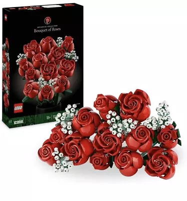 LEGO Icons Bouquet OF Roses 10328 Brand New • $75