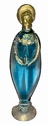 Murano Art Glass Angel Blue Turquoise Art Glass Sculpture Figurine 11” • $71.50