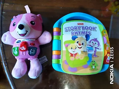 2 BABY TOYS LOT Vtech LITTLE SINGING CORA +FP STORYBOOK RHYMES Music Educational • $14.99