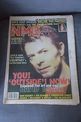 NME New Musical Express David Bowie Outside 1995 Issue • £5.99