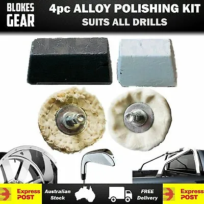 4PC Metal Polishing Aluminium  KIt Cordless Polisher Mini Buffer Sander Tools  • $65