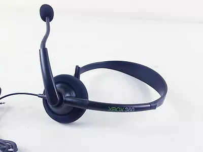 Genuine Microsoft Xbox 360 Official Wired Chat Headset Mic • £17.99