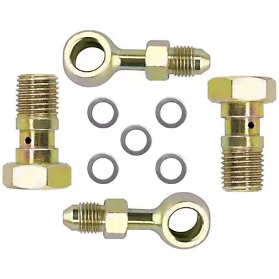 Banjo Brake Fitting Kit 10mm-1.5 To -3 AN • $36.99