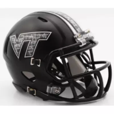 Virginia Tech Hokies NCAA Mini Speed Football Helmet Matte Black - NCAA. • $33.99