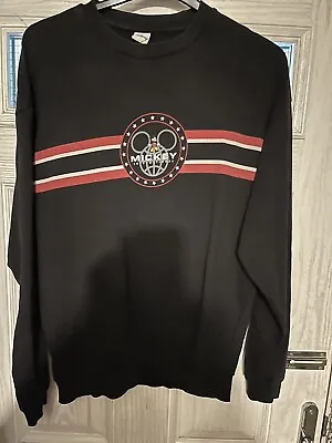 ASOS/Disney Mens Black L/S Micky Mouse Sweatshirt Size Small • £3.75