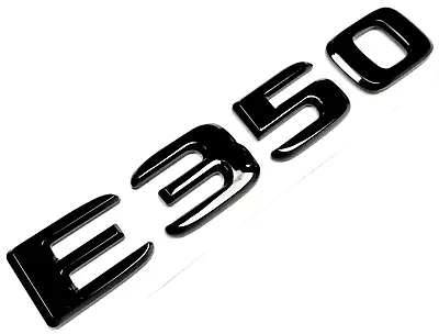 #2 Black E350 Fit Mercedes E350 Rear Trunk Emblem Badge Nameplate Decal Letter • $12.99