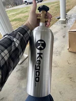 Kegco BF C5 Aluminum Co2 Tank Silverl • $104.99