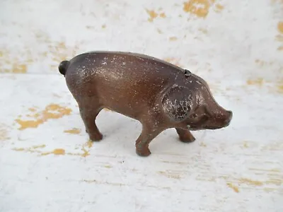 Little Vintage Cast Metal Lead Pig • $10