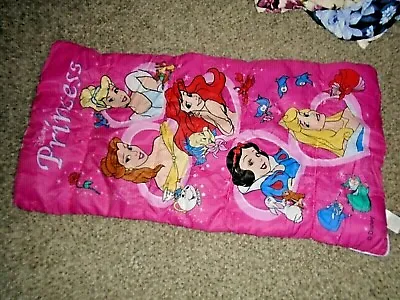 30x57 LN Vintage Disney PRINCESSES Sleeping Bag Throw Blanket Comforter • $79.99