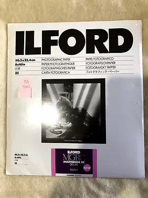 Ilford MULTIGRADE RC DELUXE GLOSSY Sheets 8x10in (20.3x25.4cm) - 23 Sheets • £25