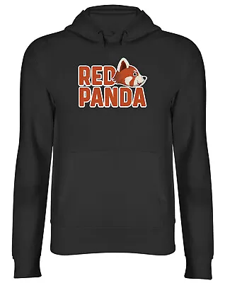 Red Panda Face Hoodie Mens Womens Bamboo Ailurus Fulgens Top Gift • £17.99