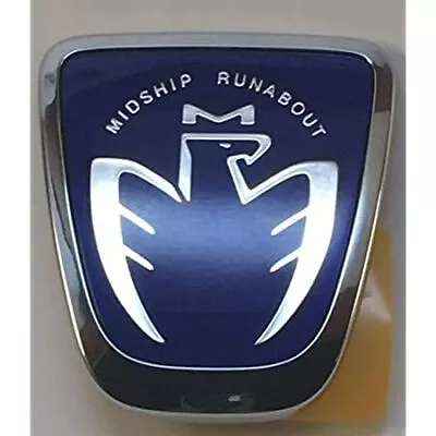 Toyota Genuine MR2 MR-S Spyder Midship Runabout Blue Emblem Badge 75314-17030 FS • $56