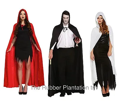 Hooded Cape Halloween Cloak Vampire Halloween Fancy Dress Costume Hood Pagan • £8.99