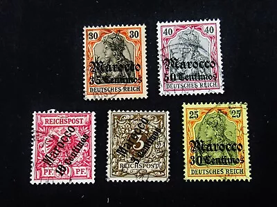 Nystamps German Offices Abroad Morocco Stamp Used      A5y4136 • $2.25