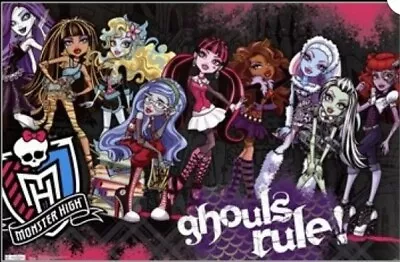 Never Opened Monster High - Ghouls Rule Poster (34  X 22.375 ) • $19.99