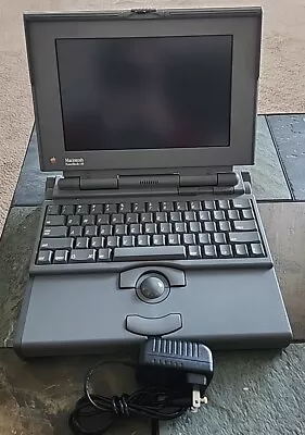 Vintage Macintosh PowerBook 140 Laptop Apple MacBook Mac READ Turns On AS IS VTG • $100