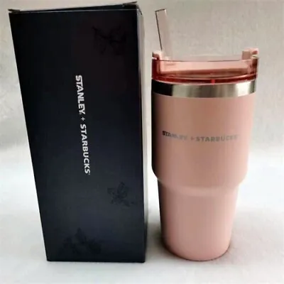$19.99 • Buy New Starbucks Stanley Stainless Steel Vacuum Car Hold Straw Cup Tumbler Gifts