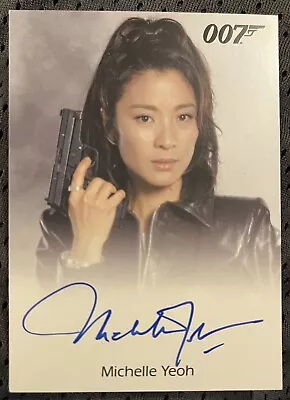 2017 James Bond Archives Final Edition Michelle Yeoh Autograph Card • $295