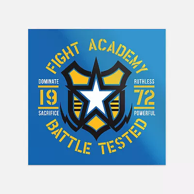 Mixed Martial Arts Fight Academy Battle Tested Vinyl Sticker Decal • $2.75