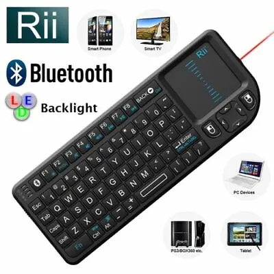 NEW Rii X1 Mini Keyboard Touchpad PC Smart TV Android TV (Bluetooth/ 2.4 Ghz) • $21.95