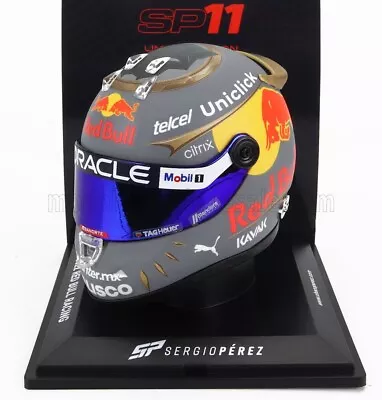 1/4 Mini Helmet Schuberth F1 Casco Red Bull Rb18 #11 Brazilian Gp '22 Perez • $219