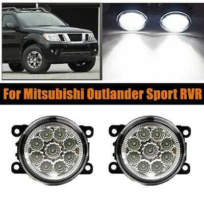 Pair LED Bumper Lamp Fog Light For Mitsubishi Outlander Sport RVR ASX Eclipse • $26.99