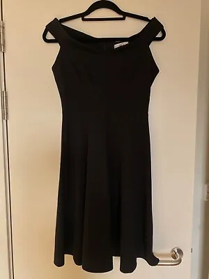 £14 • Buy WAL G - Bardot Midi Knee-Lenght A-Line Cocktail Dress, Off The Shoulders, Black