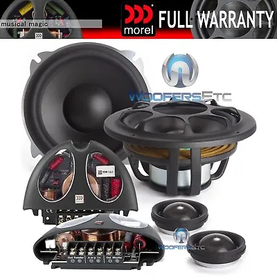Morel Hybrid 52 5.25  Car Audio 2-way Component Speakers Crossovers Mids New • $949