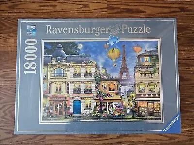 Puzzle Ravensburger 18000 Piece Evening Walk In Paris 17829 New  • $415