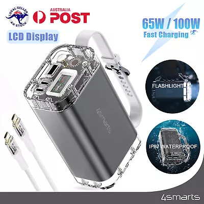 65W / 100W Power Bank Fast Charge USB C Portable Battery Pack For IPhone Samsung • $199.99