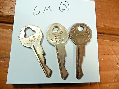 Lot Of 3 Lock KEYS  Vintage GM Curtis & Briggs & Stratton • $9