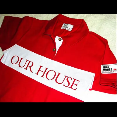 Our House Madness Musical - Ladies/youth Medium Size - Red Polo Shirt - Kix79 • £5.99