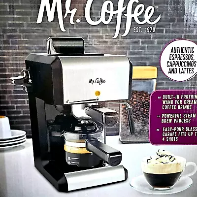 New In Box Mr Coffee Espresso Cappuccino & Latte Maker With Frother • $55