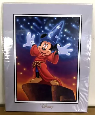 Disney Fine Art Sorcerer's Night Mickey Mouse Lithograph Manny Hernandez • $99.99