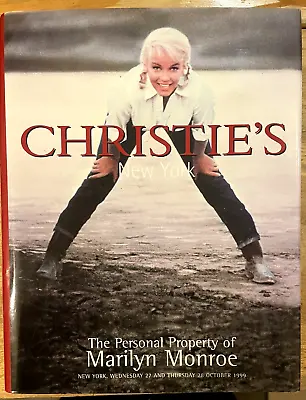 Personal Property Marilyn Monroe Christie's 1999 Auction Catalog New York VTG • $50