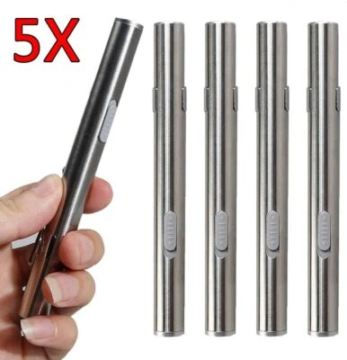 £5.99 • Buy 2/5 Mini Pen Pocket Torch Light Rechargeable Flashlight Camping LED Medical Lamp