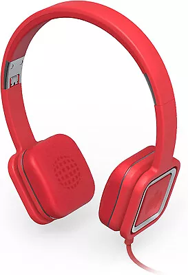 NEW: Ministry Of Sound Audio On Wired Ear-Pad Headphones - Red • £12.50