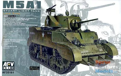 AFV35161 1:35 AFV Club M5A1  STUART  Light Tank Late Type #35161 • $56.19