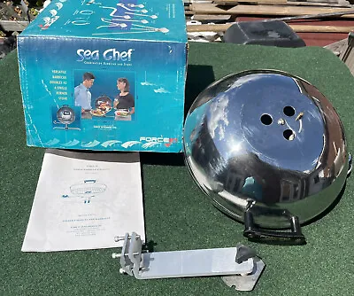 Force 10 Sea Chef #83741 Combination Barbecue And Stove Propane W/ Rail Clamp • $135.98