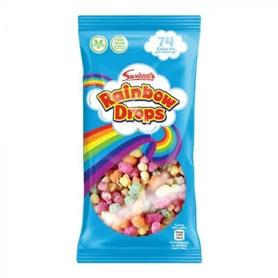 Swizzels Rainbow Drops Bags 32g - From Giant Bradley's Sweet Shop • £14.40