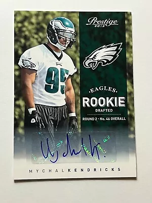 2012 PRESTIGE FOOTBALL No.268 MYCHAL KENDRICKS ROOKIE AUTO #193/899         A476 • $3.99