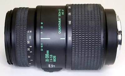 Quantaray Tech 10 MX AF 70-300mm F4-5.6 For Maxxum Sony Alpha A-mount Cameras • $0.99